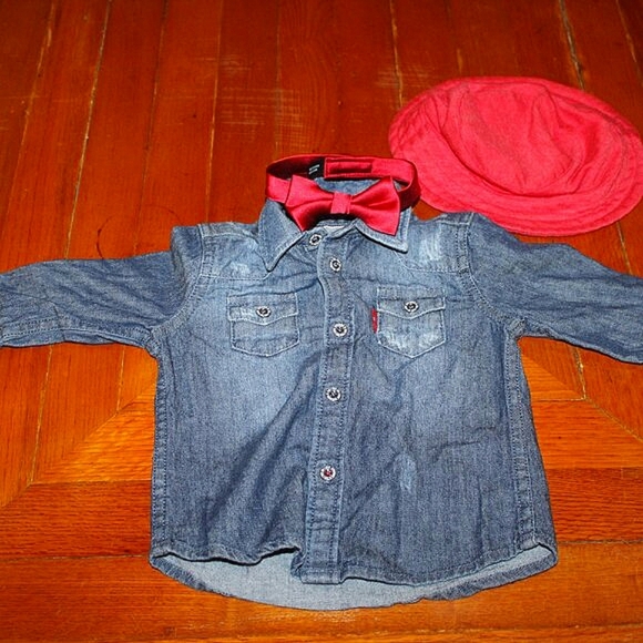 Baby Boy Outfit Bundle - 3-6 Months - Disney, Jean Jacket, Bear Theme - 8 Piece - Picture 7 of 14